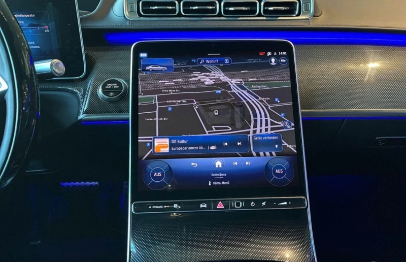 Mercedes-Benz S 580 AMG/LONG/4MATIC/EXCLUSIV/MANUFAKTUR/TV/BURM/PANO/, снимка 11 - Автомобили и джипове - 53354013