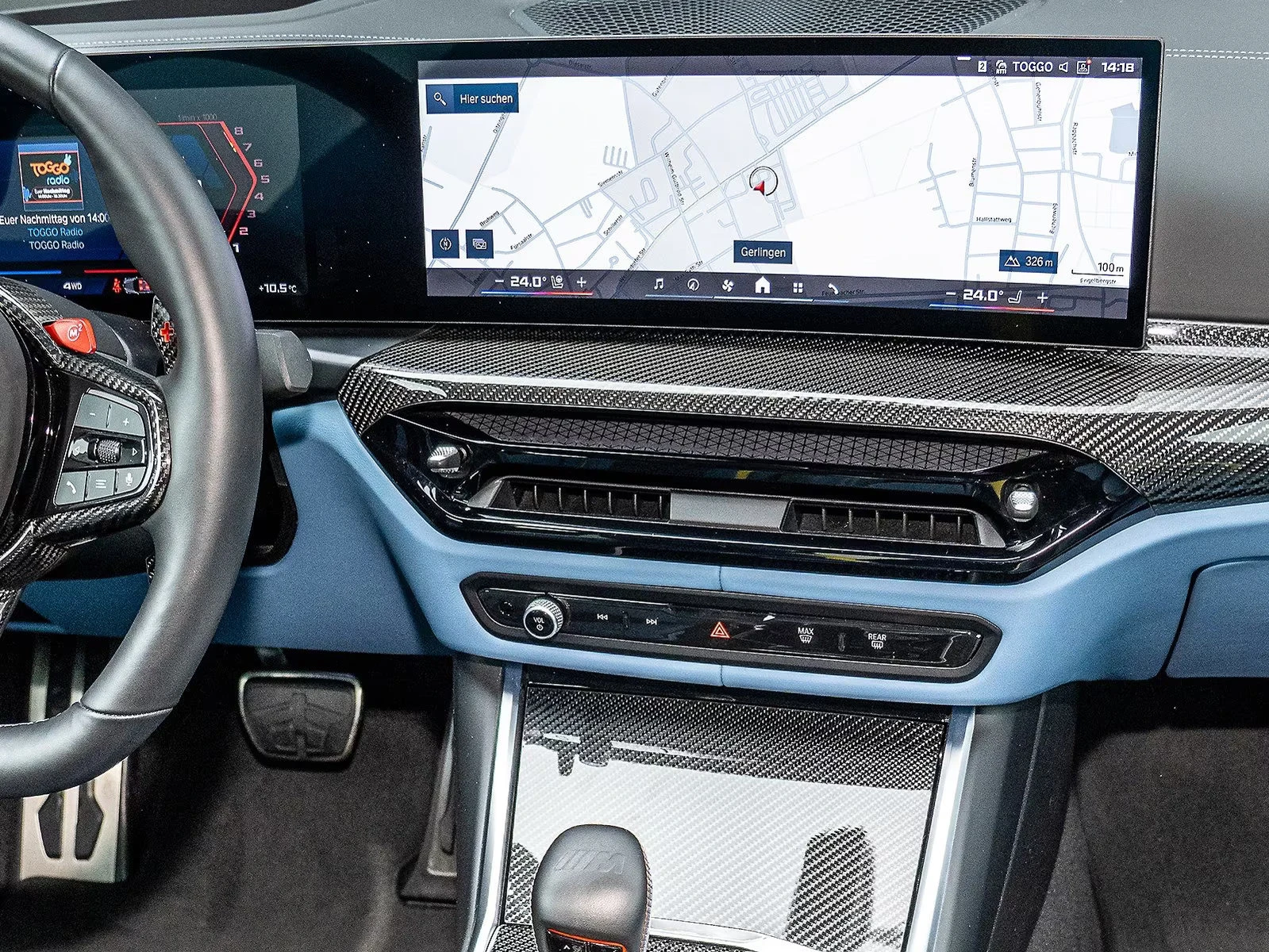 BMW M4 COMPETITION/530HP/xDRIVE/360/CARBON/360/HUD/386z, снимка 11 - Автомобили и джипове - 54407094