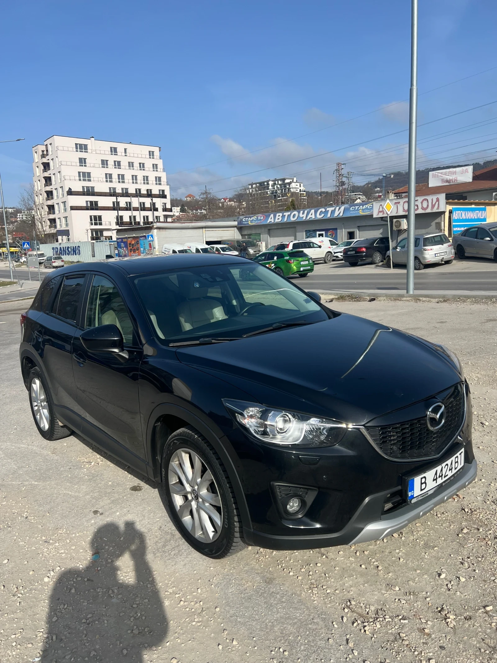 Mazda CX-5 2.2d Skyactiv/ 4x4/ 175кс/ 152 000км./ Бяла кожа, снимка 2 - Автомобили и джипове - 53906297