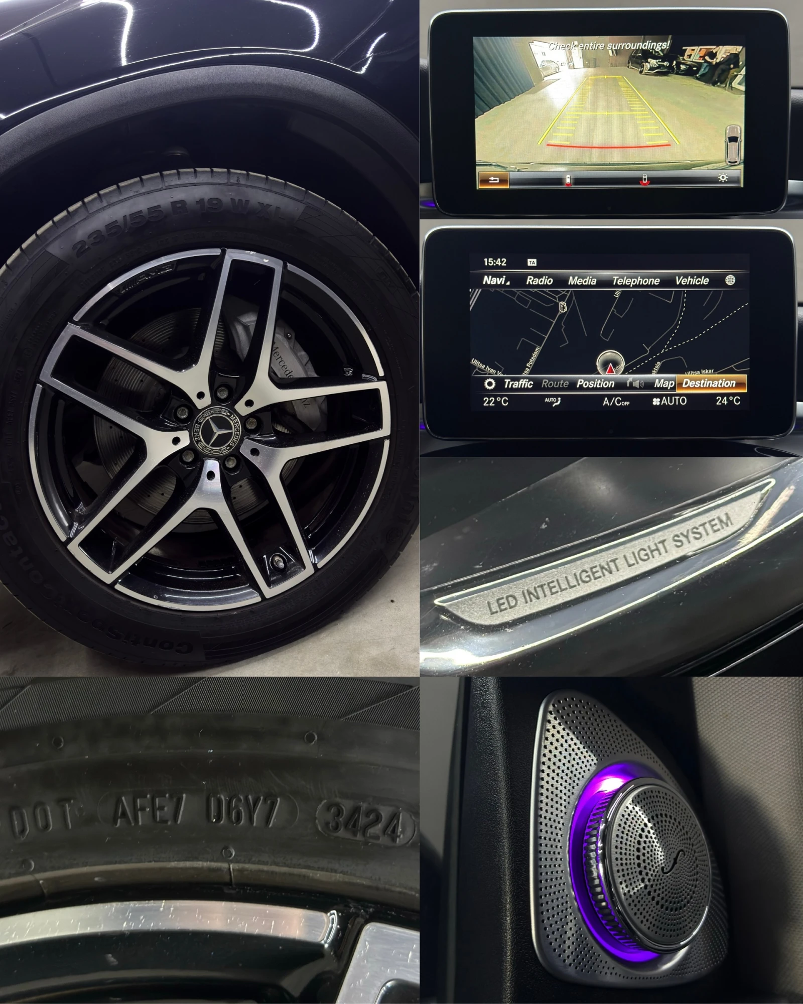 Mercedes-Benz GLC 350 d/AMG/Airmatic/4Matic/ПълнаСервизнаИст. в Mercedes, снимка 12 - Автомобили и джипове - 54081698