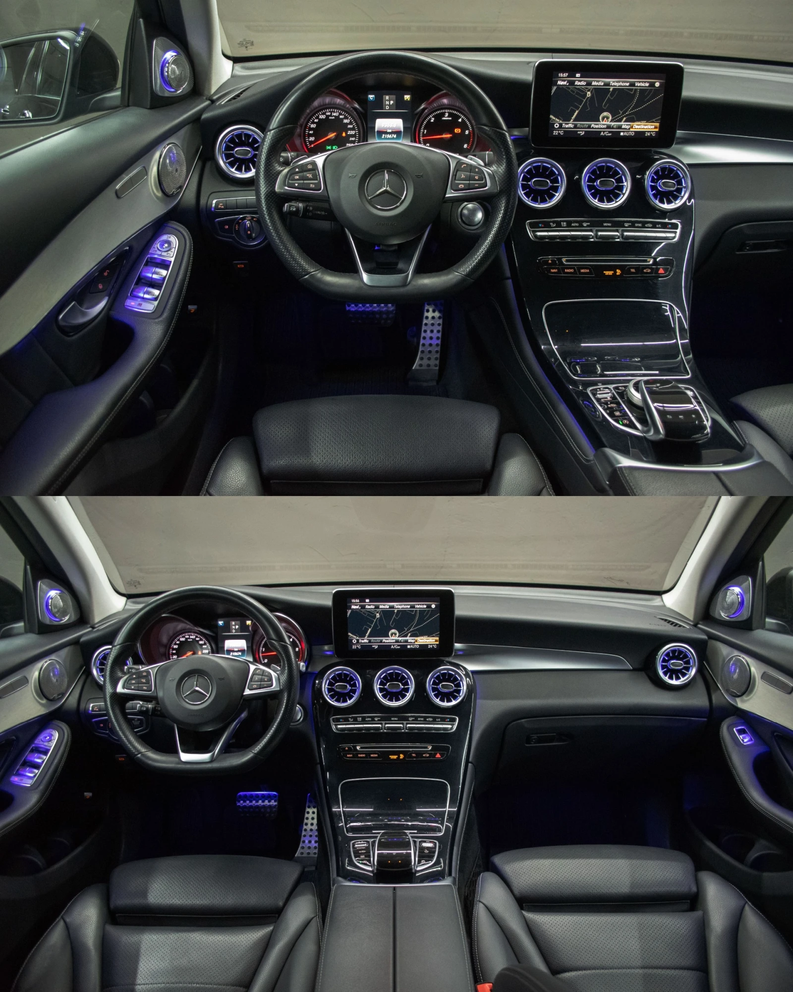 Mercedes-Benz GLC 350 d/AMG/Airmatic/4Matic/ПълнаСервизнаИст. в Mercedes, снимка 5 - Автомобили и джипове - 54081698