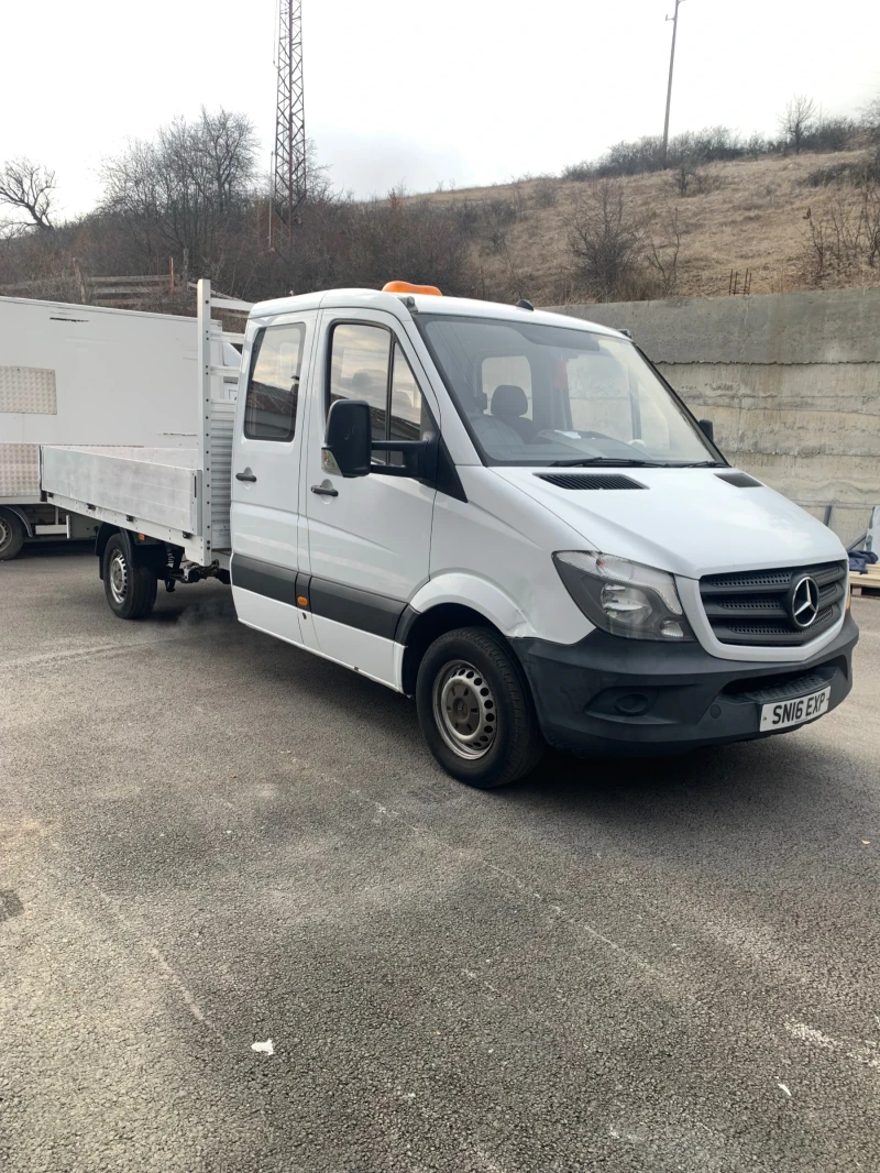 Mercedes-Benz Sprinter 313 Двойна кабина, Бордови, снимка 3 - Бусове и автобуси - 48218407