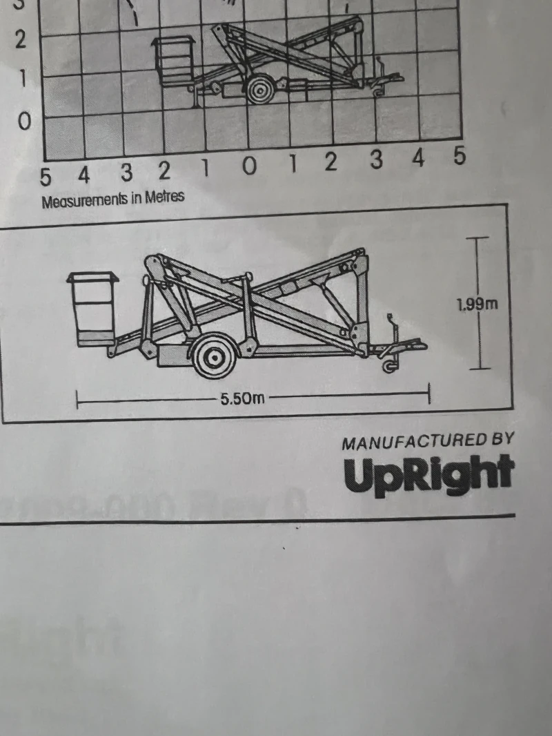 Автовишка Друга марка Upright TL33, снимка 4 - Индустриална техника - 48618604