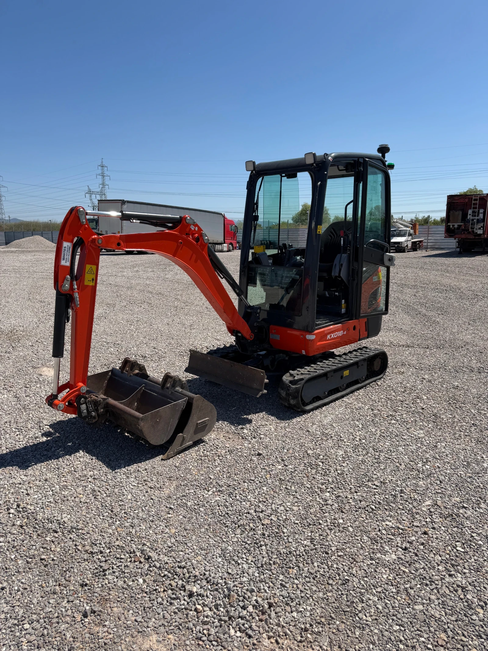 Багер Kubota KX018-4, снимка 4 - Индустриална техника - 55482392