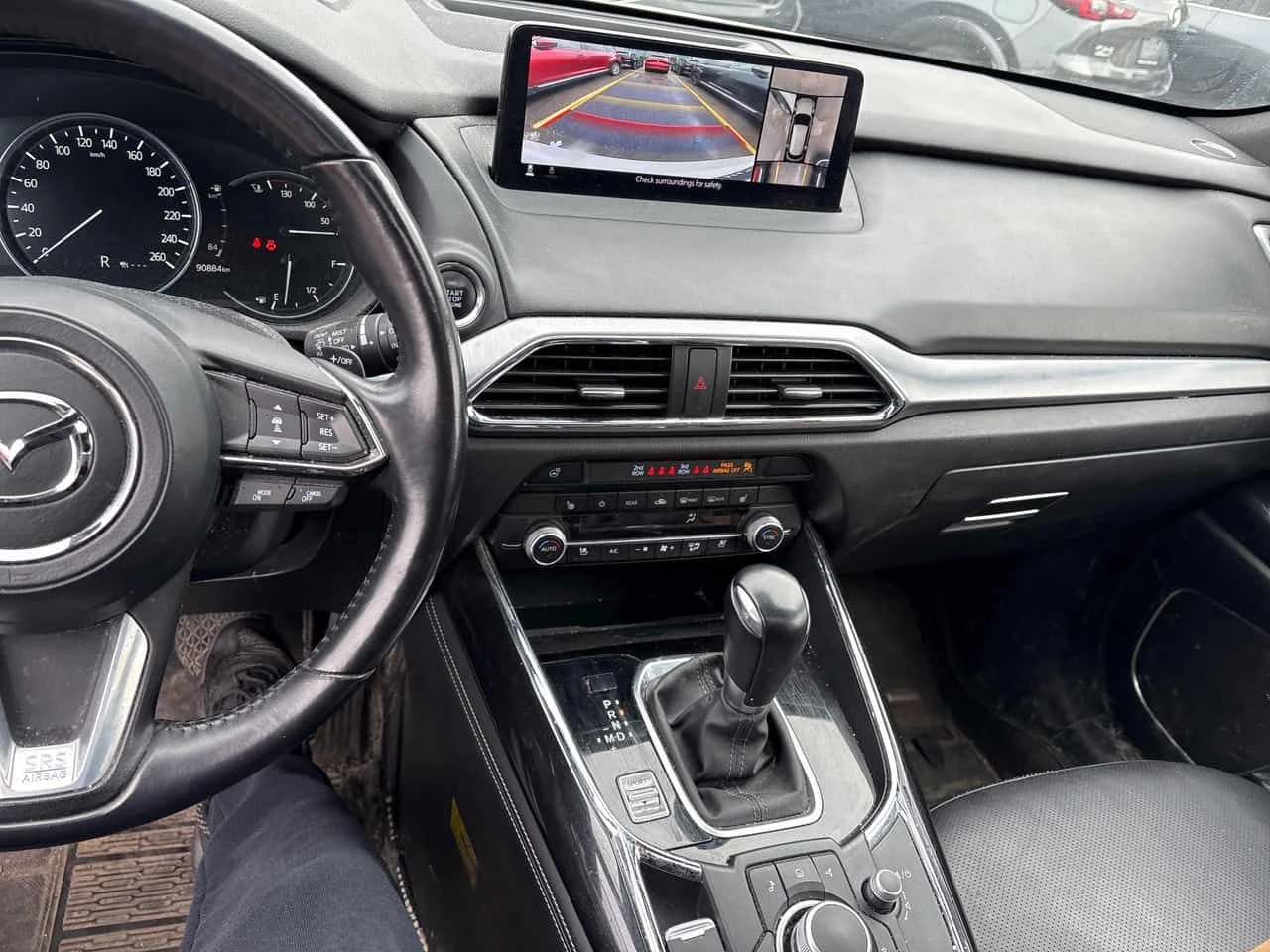 Mazda CX-9 * ПРЕДСТАВИТЕЛСТВО * 360 * ОБДУХВАНЕ * ДИСТРОНИК, снимка 9 - Автомобили и джипове - 54605022