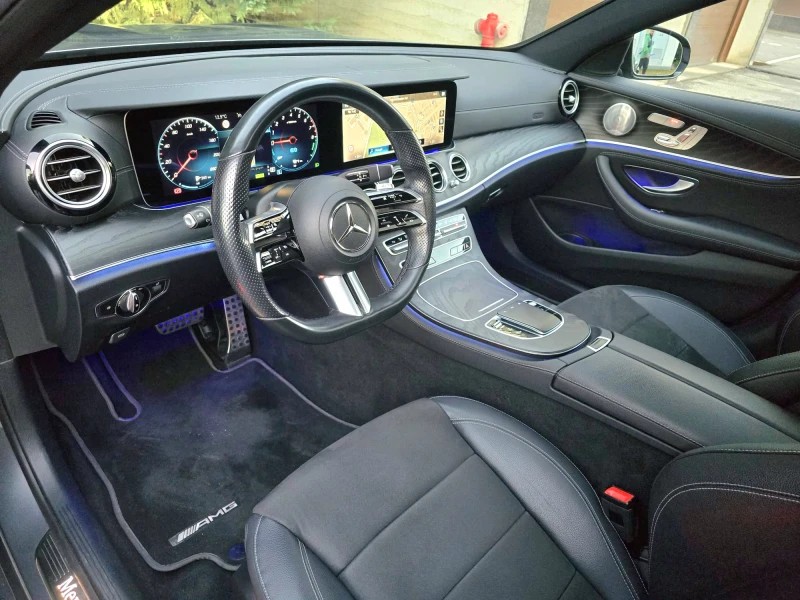 Mercedes-Benz E 300 300E AMG* 4MATIC* BURMAS* 9G* MULTIBEAM* PANORAMA*, снимка 9 - Автомобили и джипове - 52698012