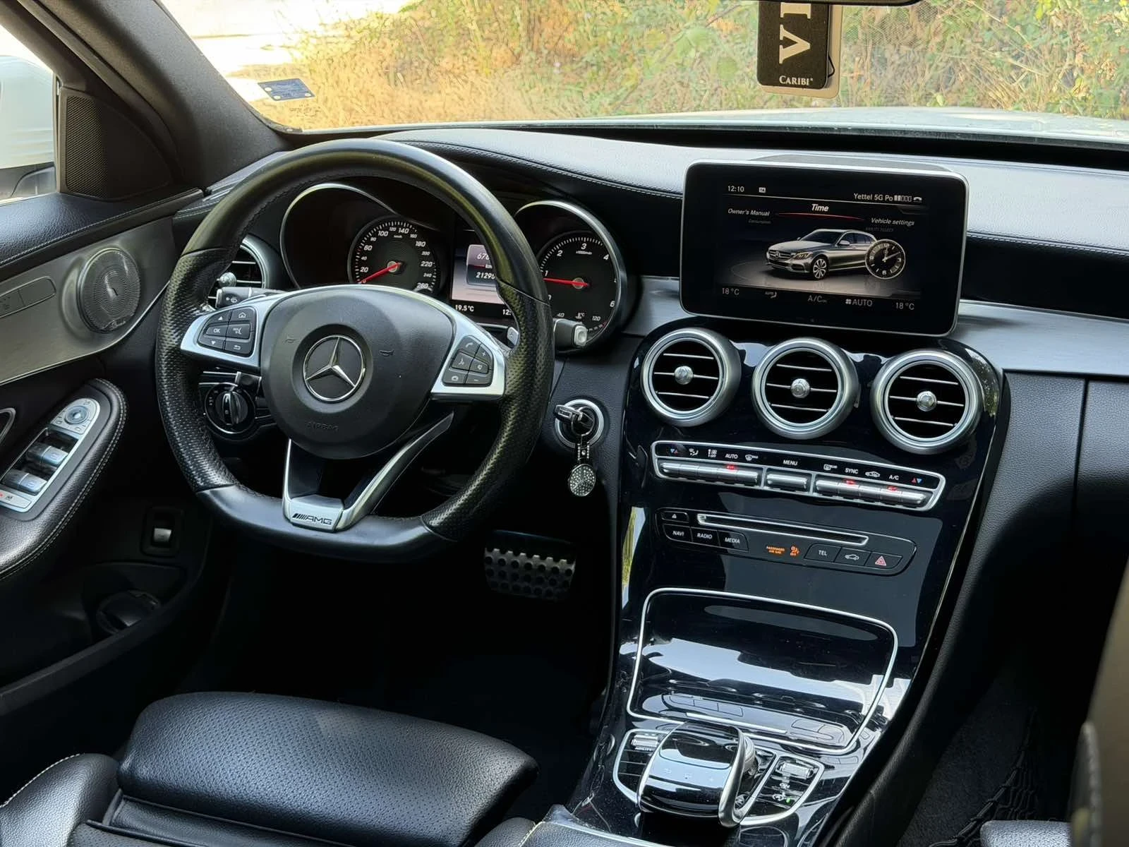 Mercedes-Benz C 220 Amg line/Led/Обслужена, снимка 8 - Автомобили и джипове - 55722340