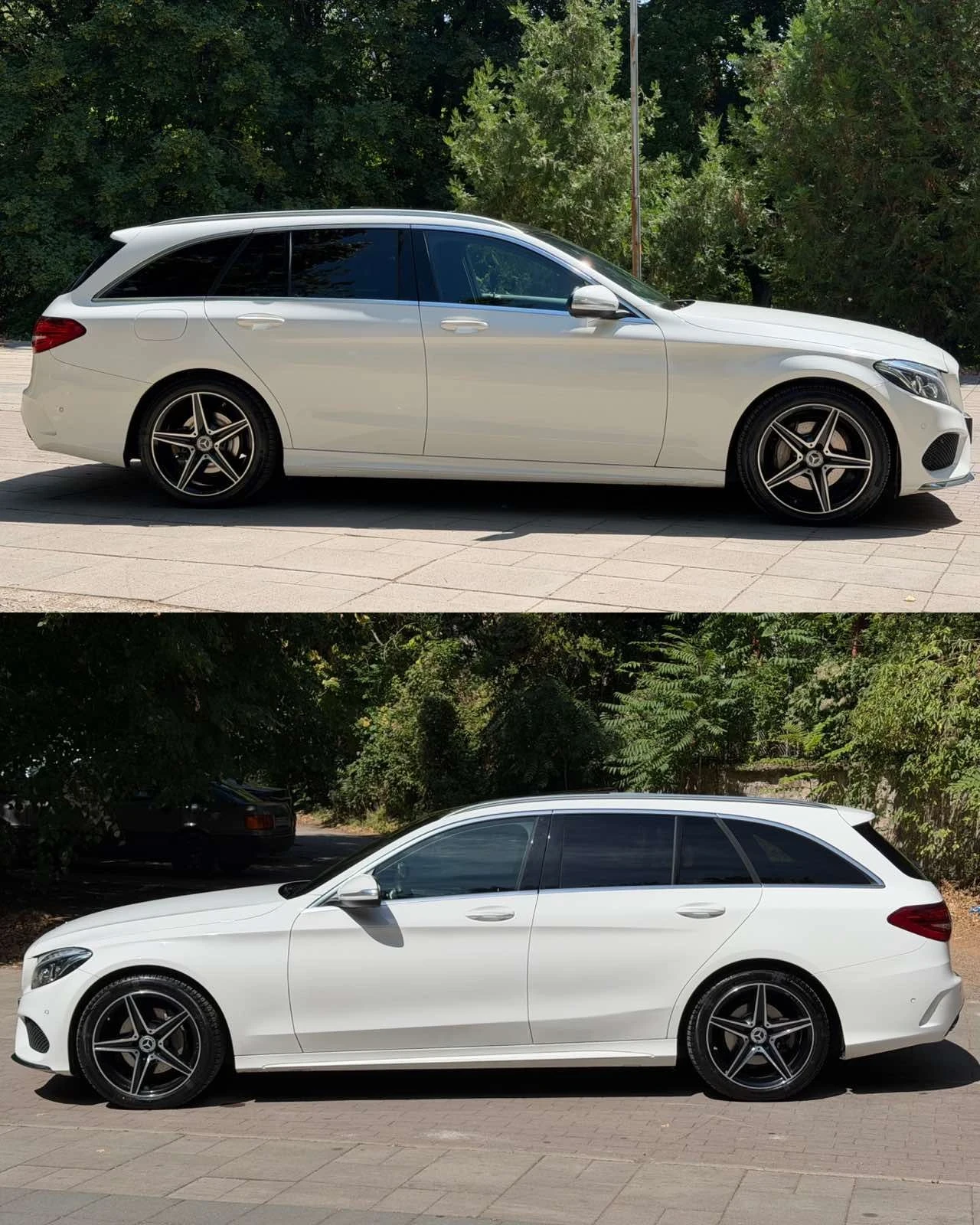 Mercedes-Benz C 220 Amg line/Led/Обслужена, снимка 6 - Автомобили и джипове - 55722340