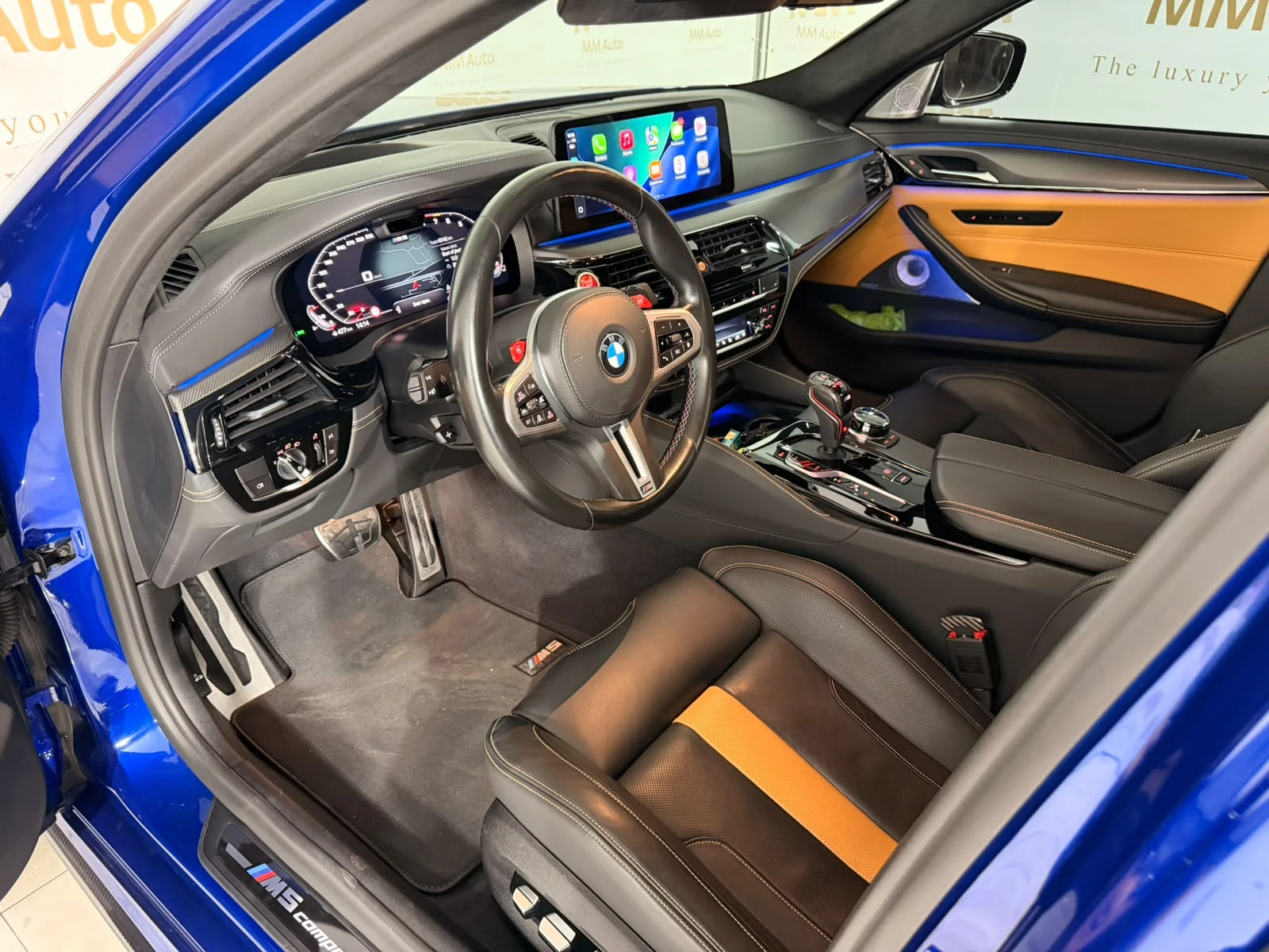 BMW M5 Face* Ceramic* Carbon* Bowers* Massage* Гаранция, снимка 7 - Автомобили и джипове - 56326806