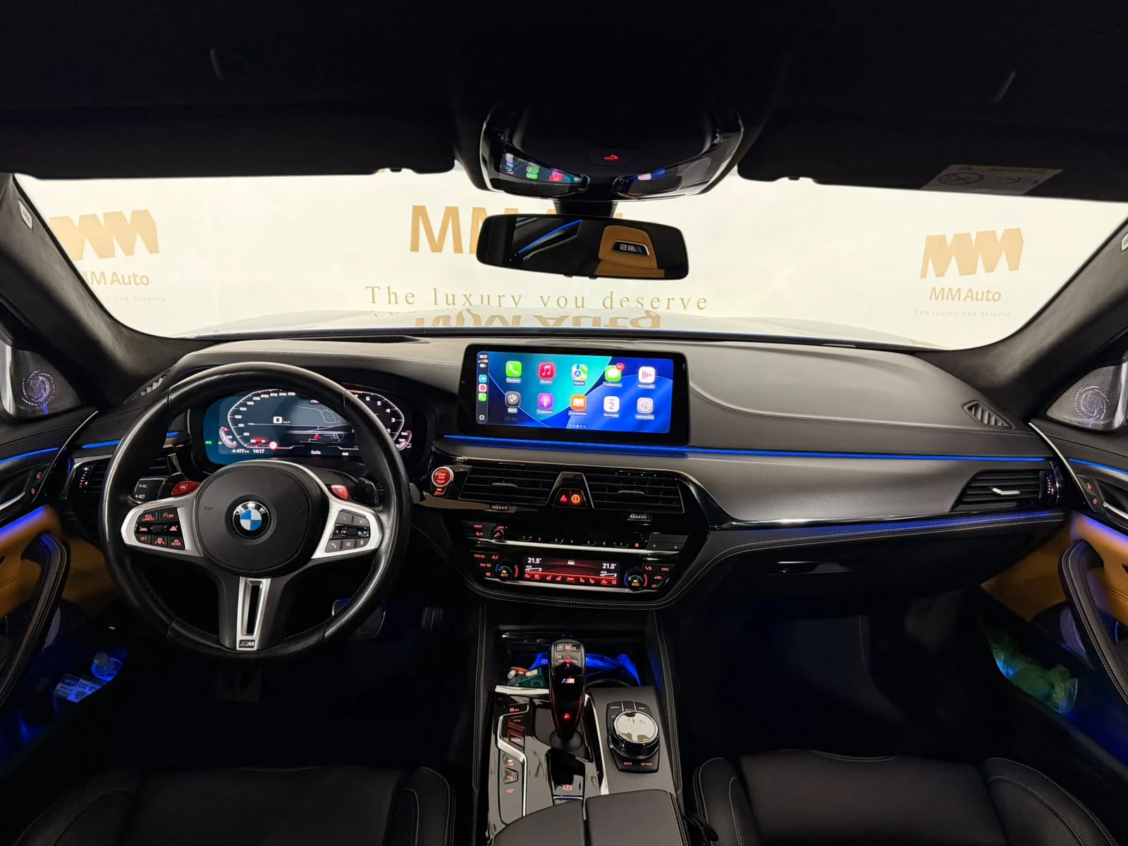 BMW M5 Face* Ceramic* Carbon* Bowers* Massage* Гаранция, снимка 10 - Автомобили и джипове - 56326806