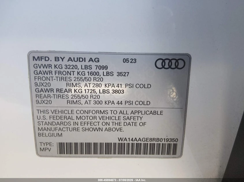 Audi Q8 E-Tron Premium Quattro, снимка 9 - Автомобили и джипове - 55534859