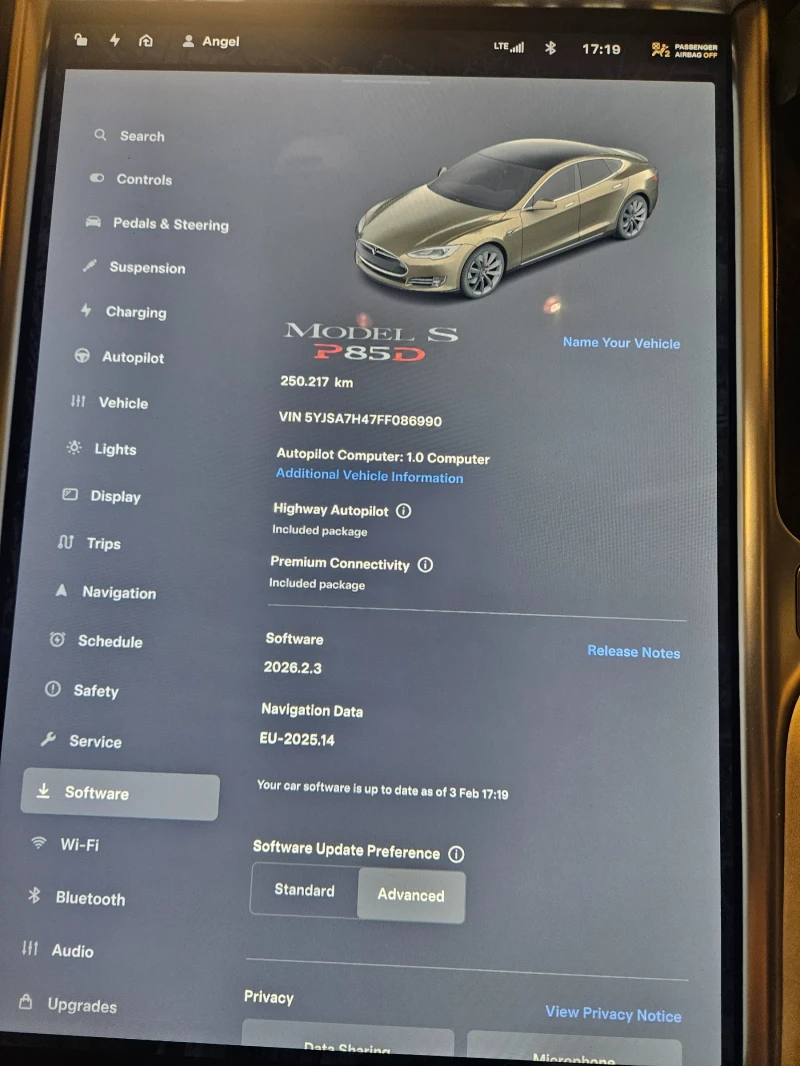 Tesla Model S P85D L+ MSU2 FreeSupercharge, снимка 6 - Автомобили и джипове - 53419936