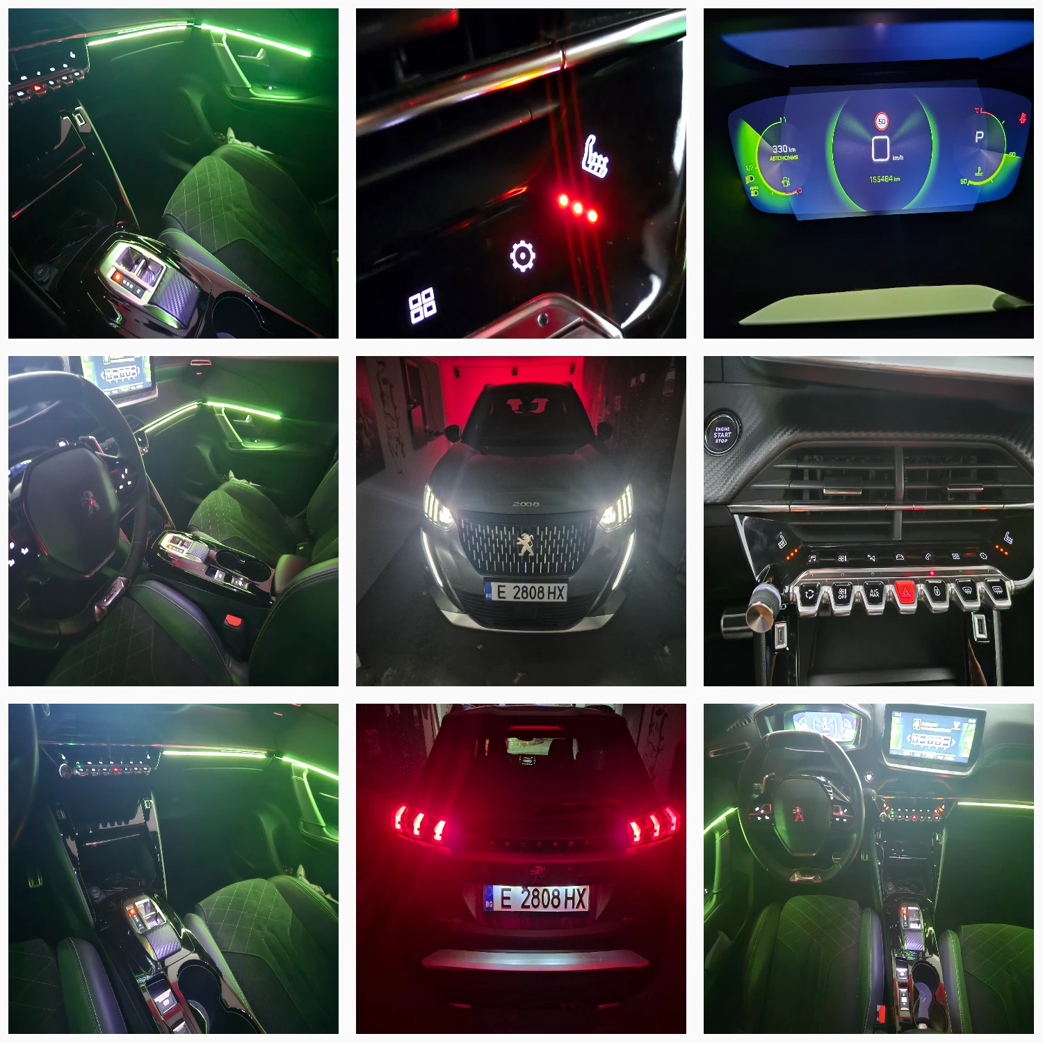 Peugeot 2008 * GT Pack* New Line* Digital 3D* 360cam* Distronic, снимка 13 - Автомобили и джипове - 56340464