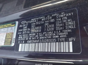 Hyundai Santa fe 3.3L V-6 DI, DOHC, VVT, 290HP Front Wheel Drive, снимка 9