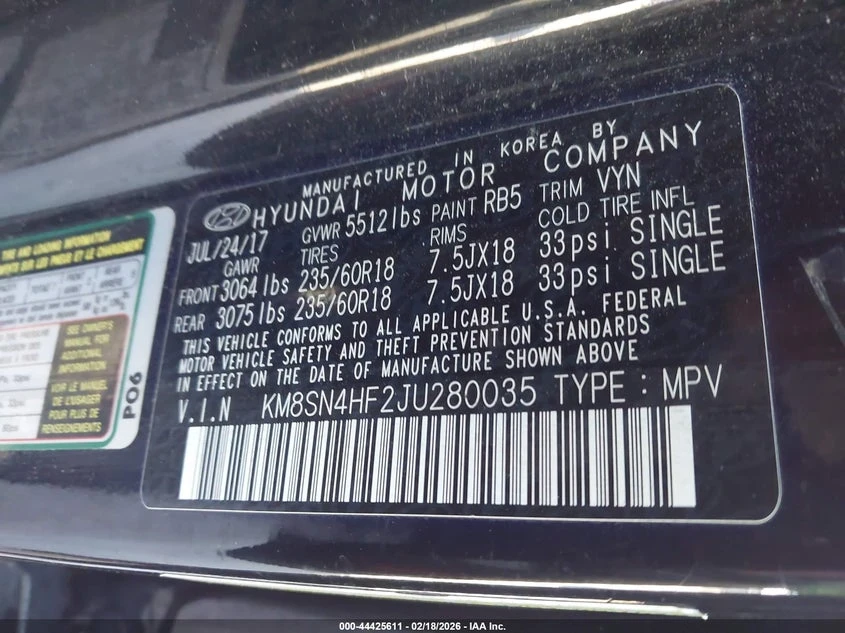 Hyundai Santa fe 3.3L V-6 DI, DOHC, VVT, 290HP Front Wheel Drive, снимка 9 - Автомобили и джипове - 53735468