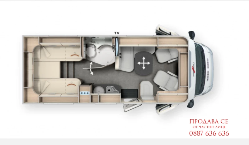 Кемпер Carthago Malibu T 430 , снимка 2 - Каравани и кемпери - 49126608