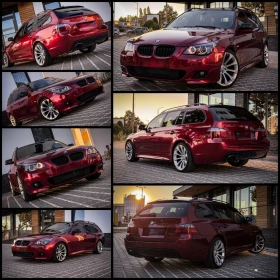 BMW 525 d/FACE/M Sport/HUD/CiC/Red Foil/Shadow/197hp/PDC/, снимка 12