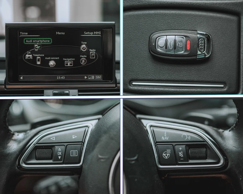 Audi A6 3.0 V6 TFSI Quattro/S-line/333к.с, снимка 13 - Автомобили и джипове - 51425815