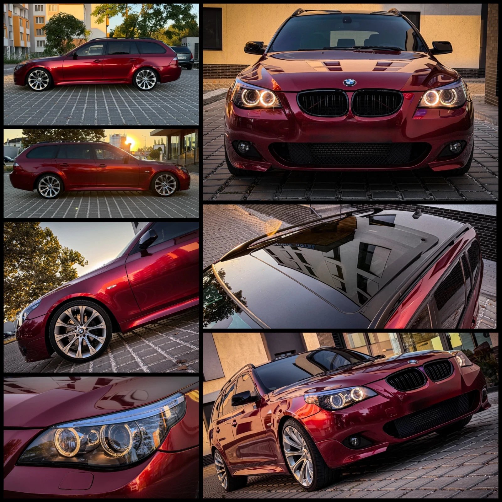 BMW 525 d/FACE/M Sport/HUD/CiC/Red Foil/Shadow/197hp/PDC/, снимка 13 - Автомобили и джипове - 55900309