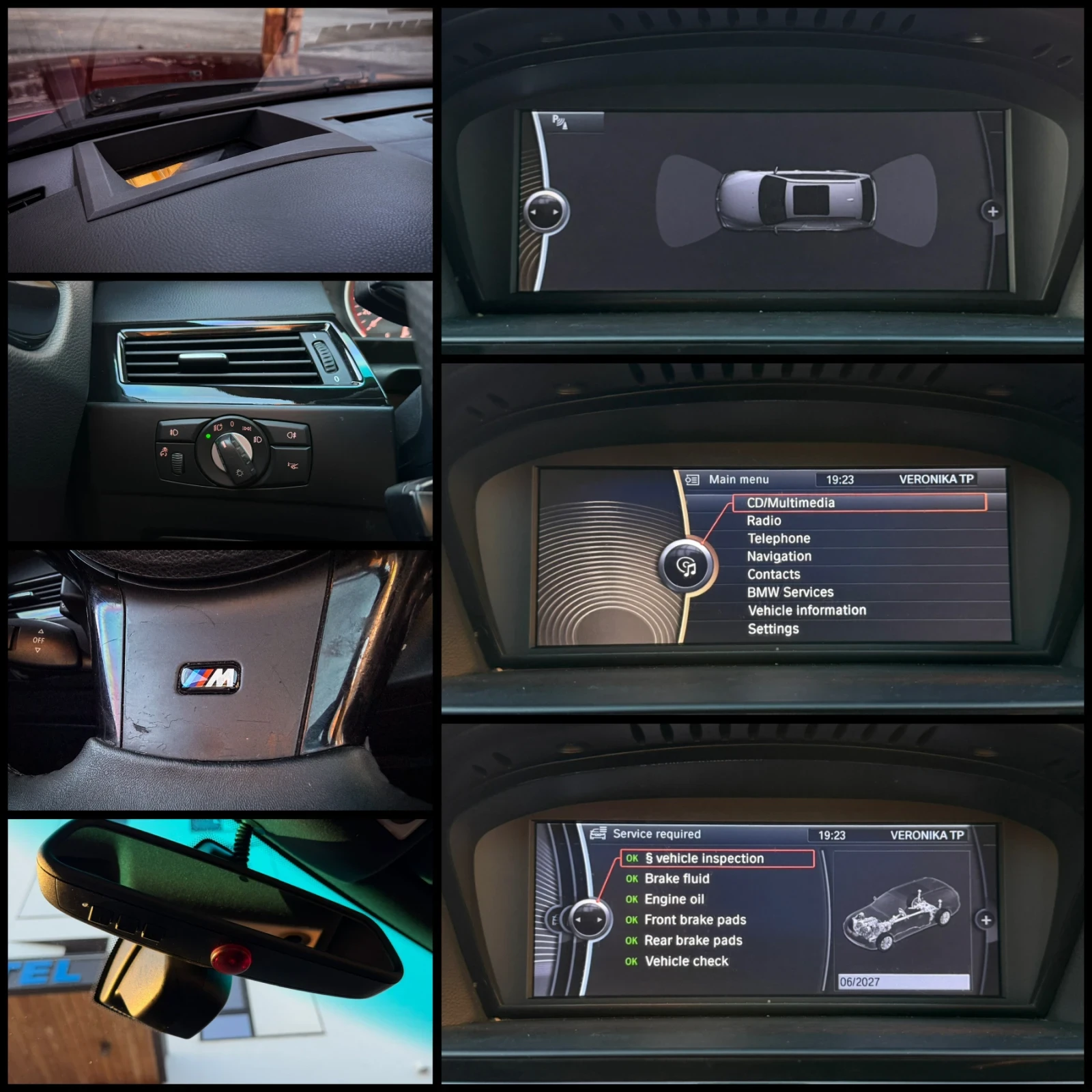 BMW 525 d/FACE/M Sport/HUD/CiC/Red Foil/Shadow/197hp/PDC/, снимка 10 - Автомобили и джипове - 55900309