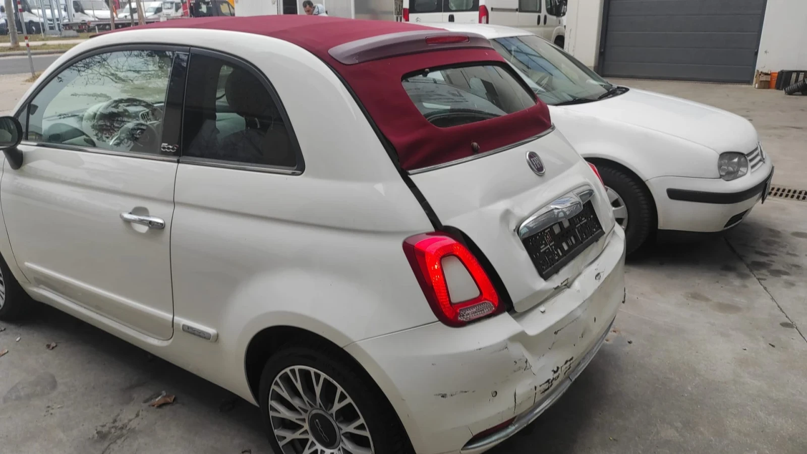 Fiat 500 Carbiolet, снимка 3 - Автомобили и джипове - 56643189