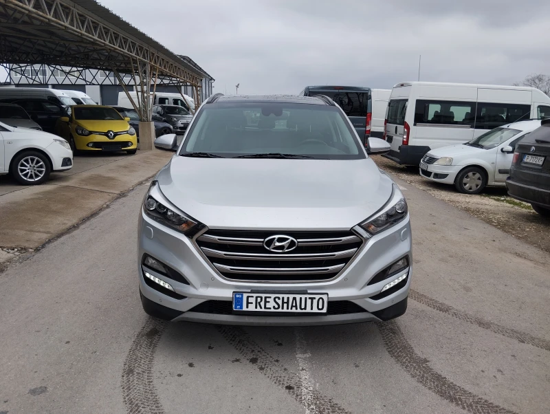 Hyundai Tucson 1.7CRDI Navi Камера Кожа, снимка 1 - Автомобили и джипове - 49526058