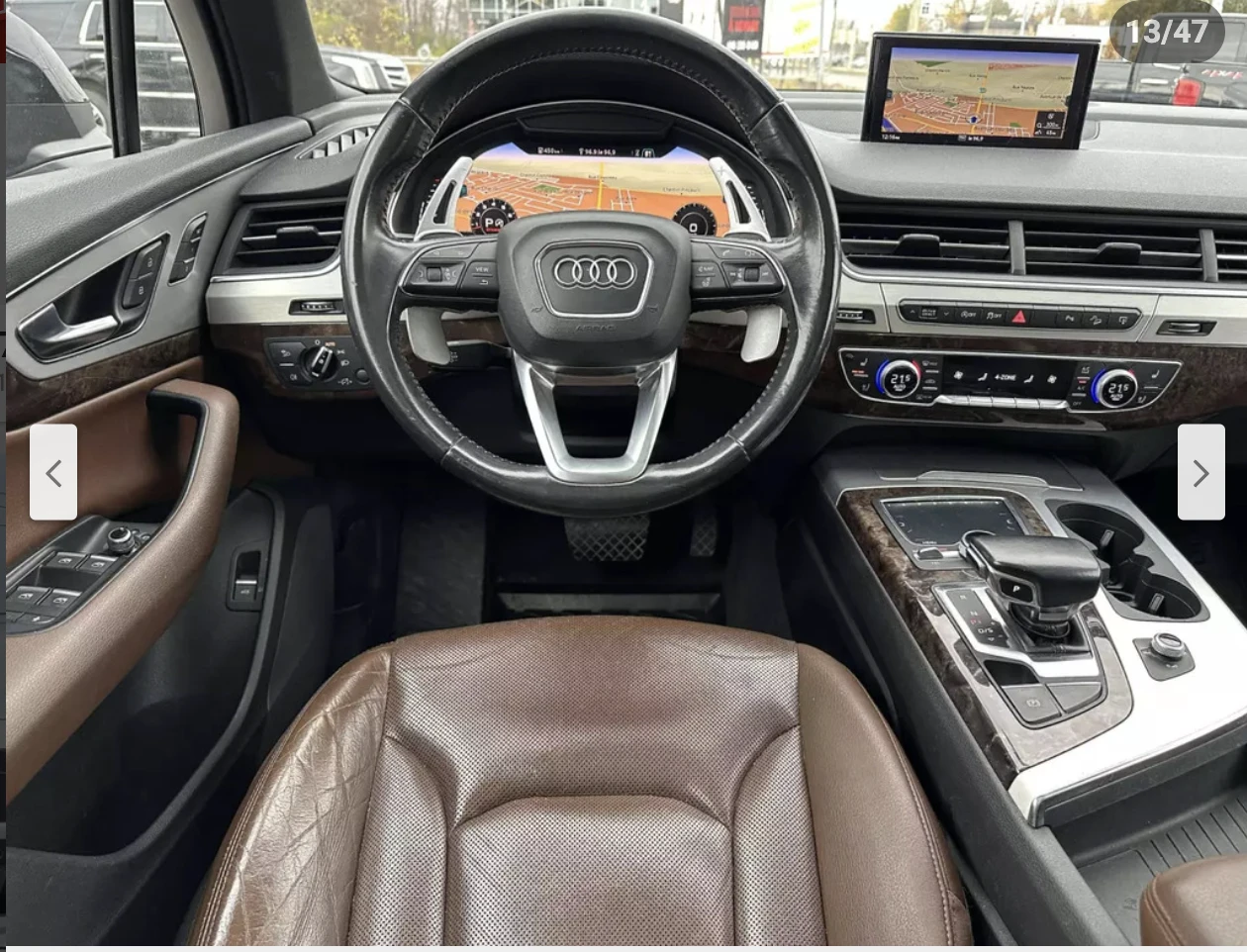 Audi Q7 3.0T* MATRIX* ДИГИТАЛНО* ТАБЛО* 360КАМЕРА* ОБДУХВА - изображение 7