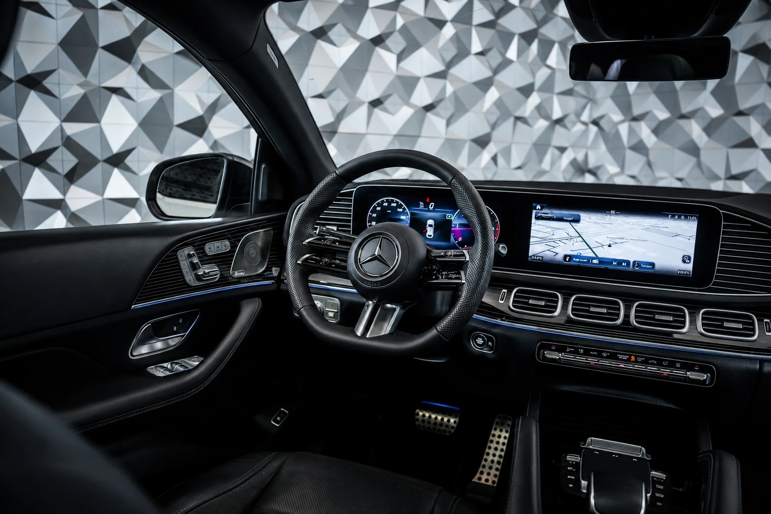 Mercedes-Benz GLE 450 AMG d 4M AMG* Night* Pano* Burm, снимка 11 - Автомобили и джипове - 55614847