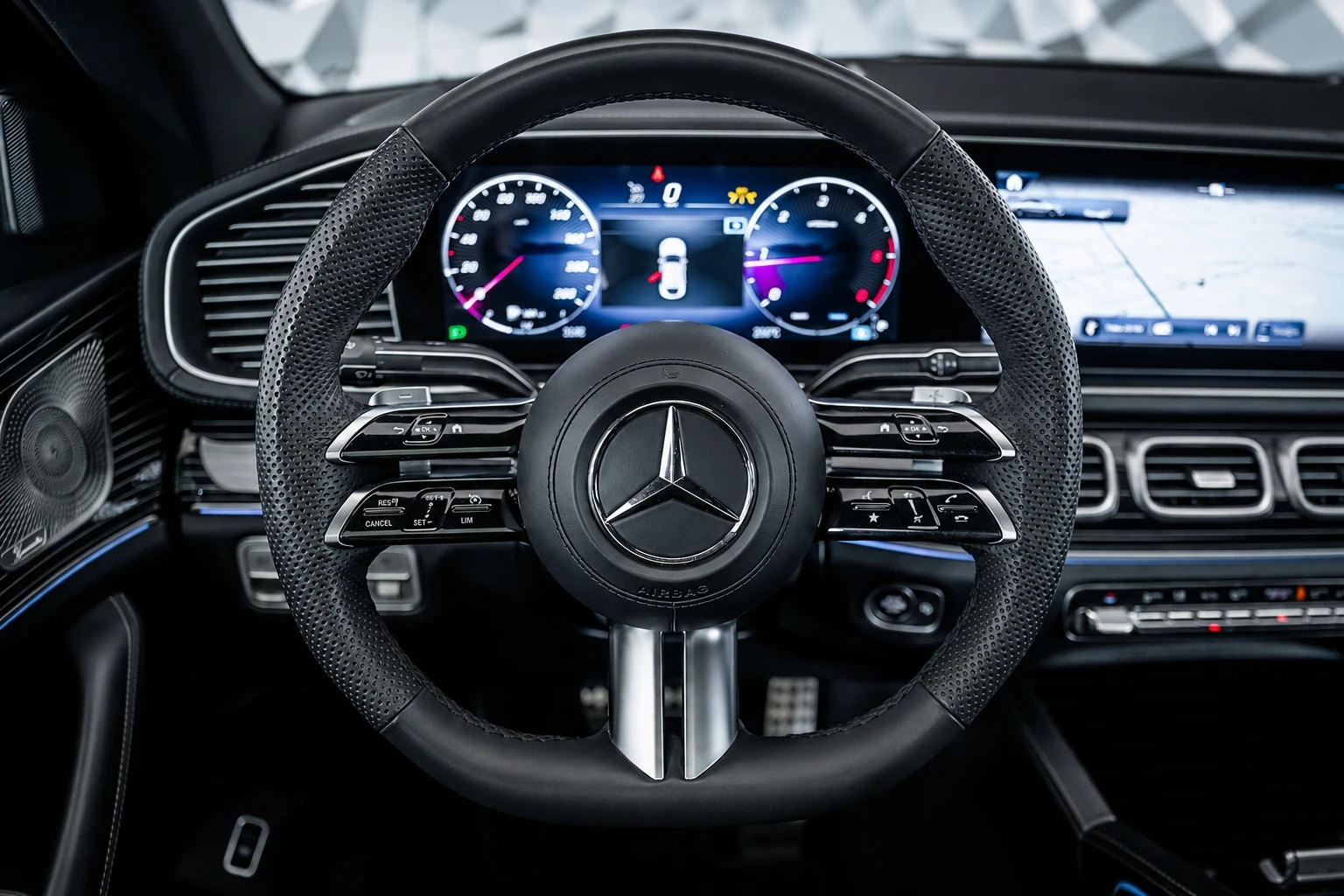 Mercedes-Benz GLE 450 AMG d 4M AMG* Night* Pano* Burm, снимка 8 - Автомобили и джипове - 55614847