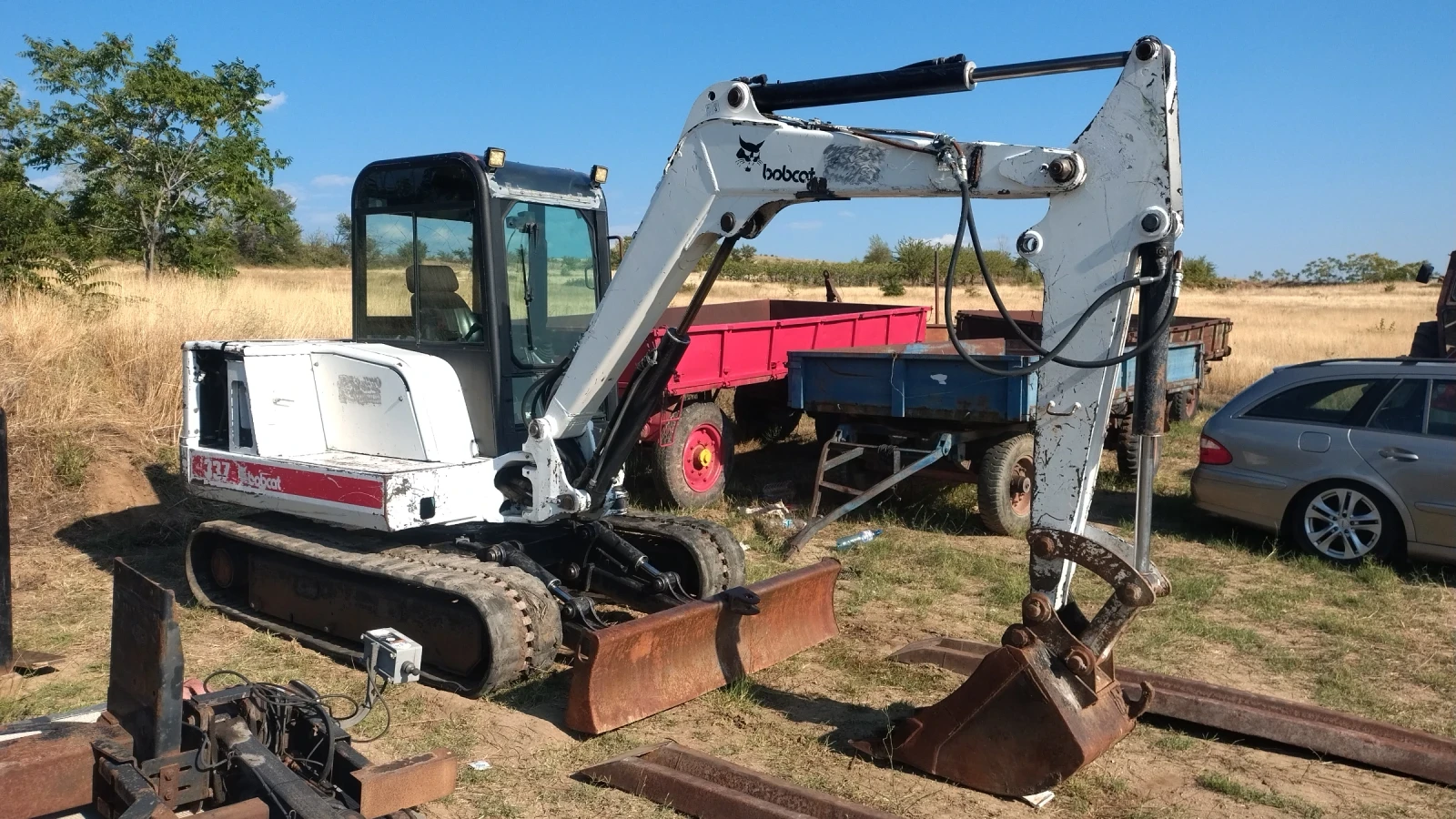 Багер Bobcat, снимка 1 - Индустриална техника - 55580832