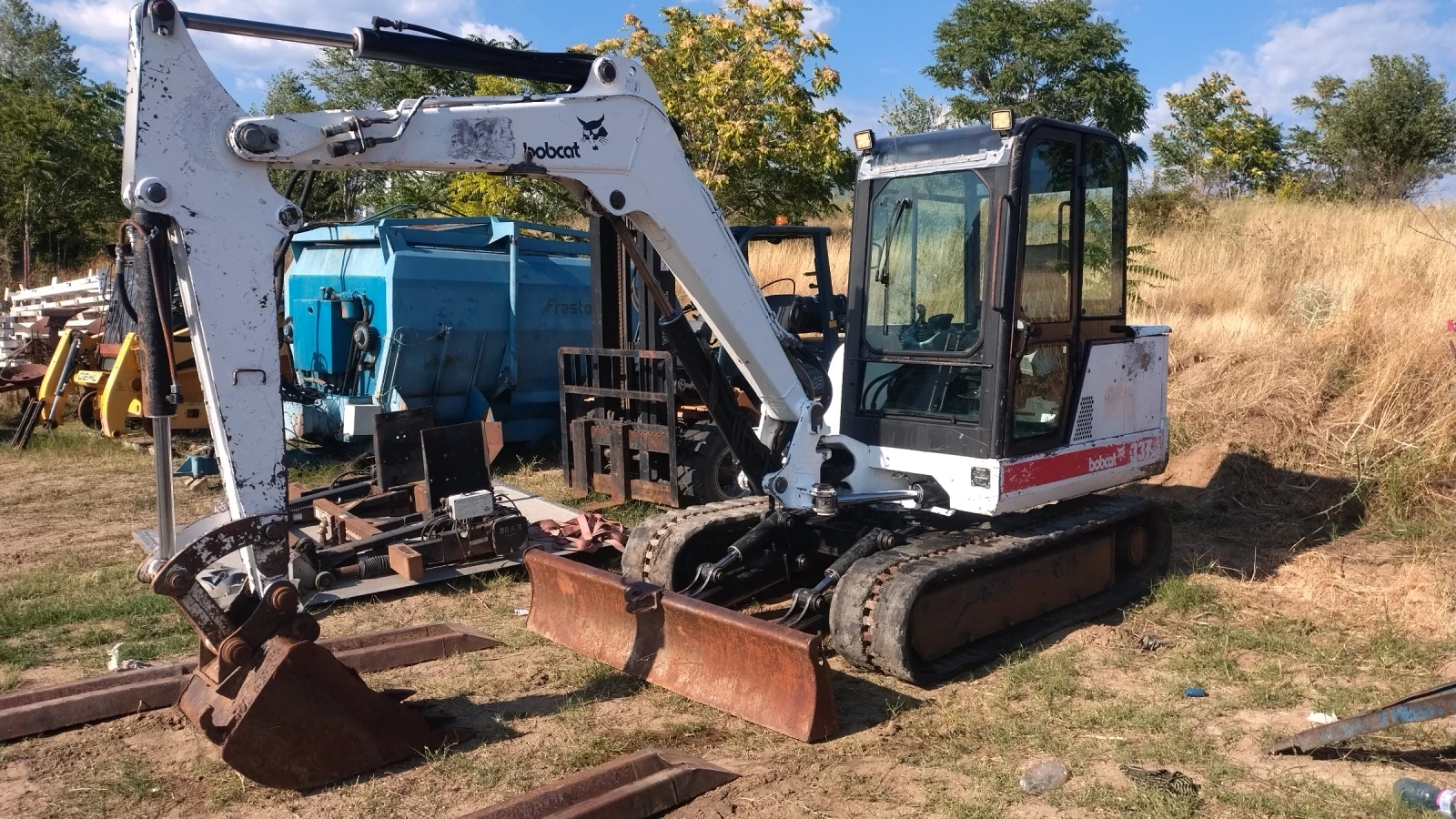 Багер Bobcat, снимка 4 - Индустриална техника - 55580832