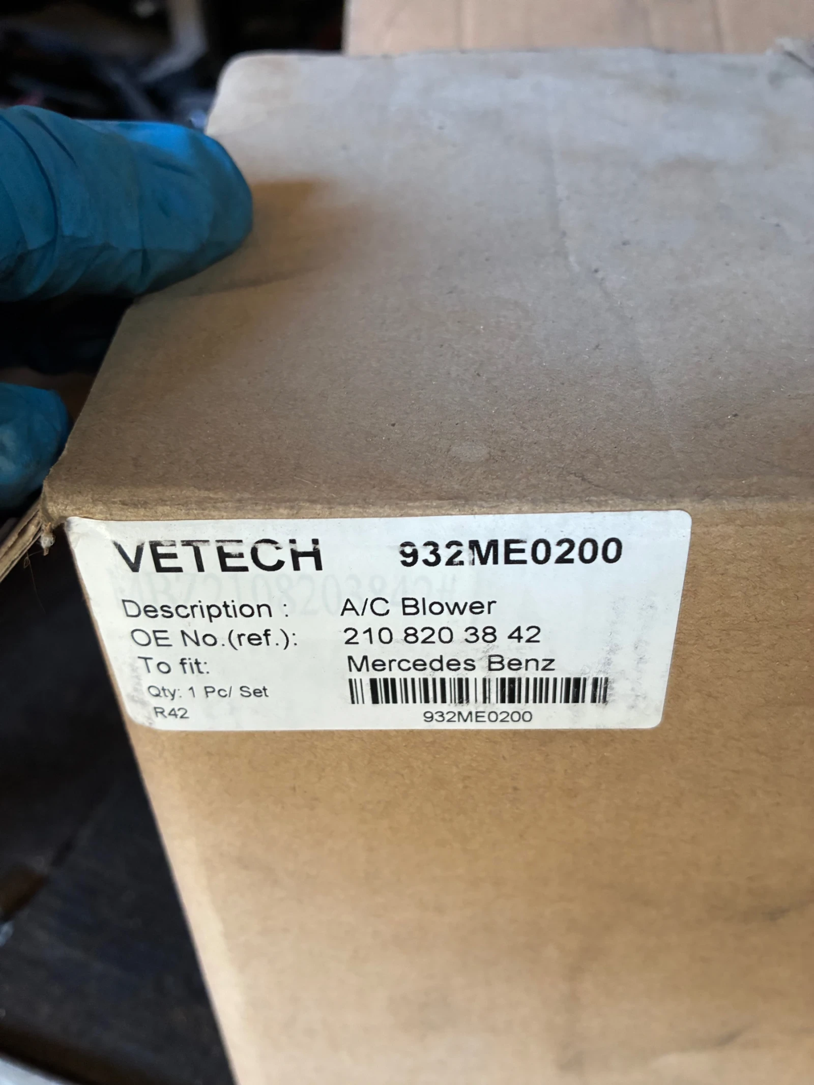 Нов! Вентилатор за парно Mercedes E-class. W210. 2108203842. , снимка 3 - Части - 53785978