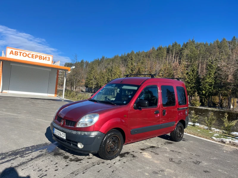 Renault Kangoo 1.9дизел 6+ 1, снимка 1 - Автомобили и джипове - 48550908