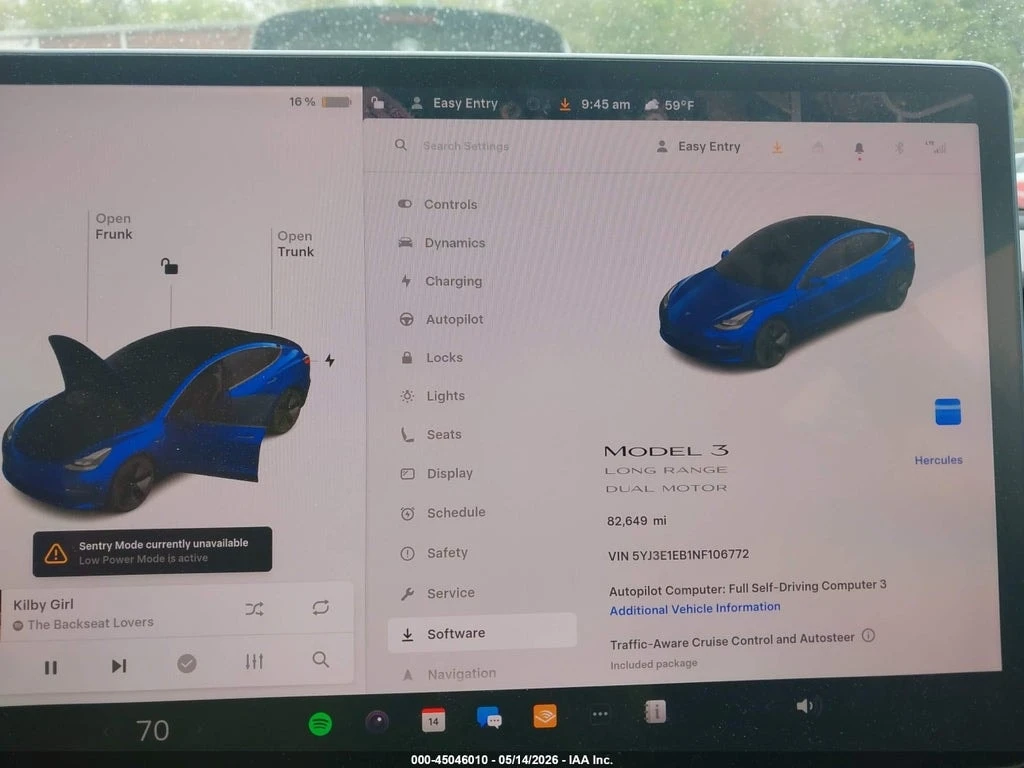 Tesla Model 3 LONG RANGE DUAL MOTOR ALL WHEEL DRIVE * CARFAX * , снимка 11 - Автомобили и джипове - 55858162