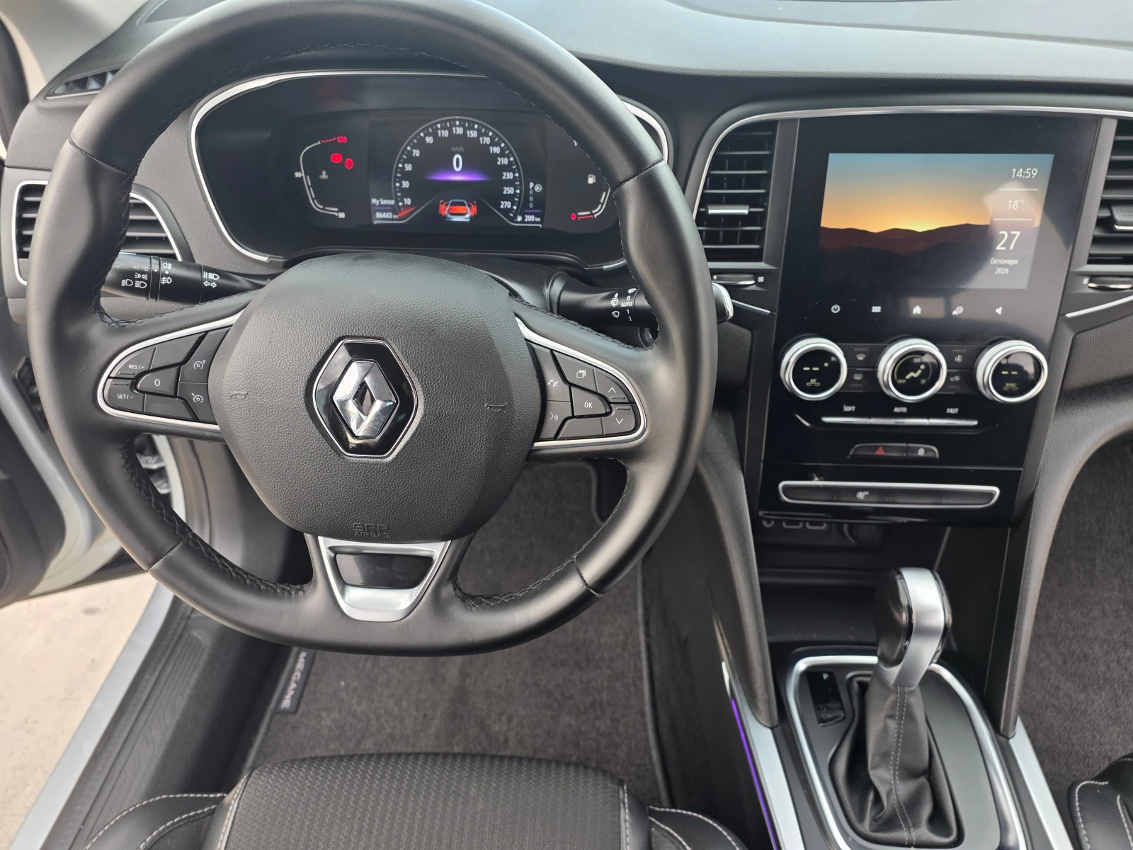 Renault Megane А/Т 1.5 DCI 115 кс, снимка 14 - Автомобили и джипове - 56712548
