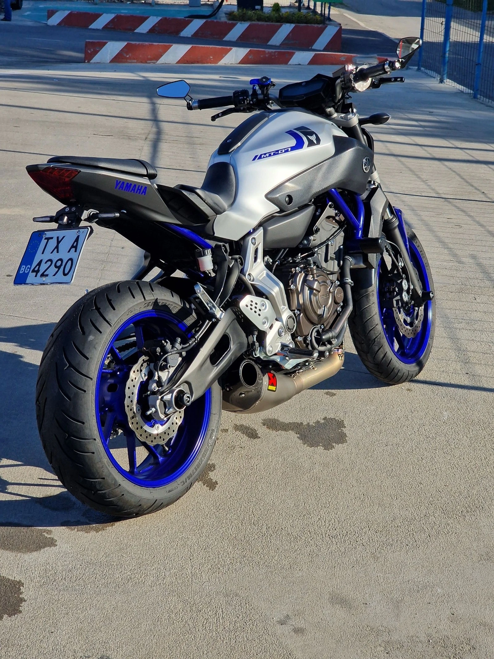 Yamaha Mt-07 Akrapovic titanium  | Mobile.bg — изображение 1