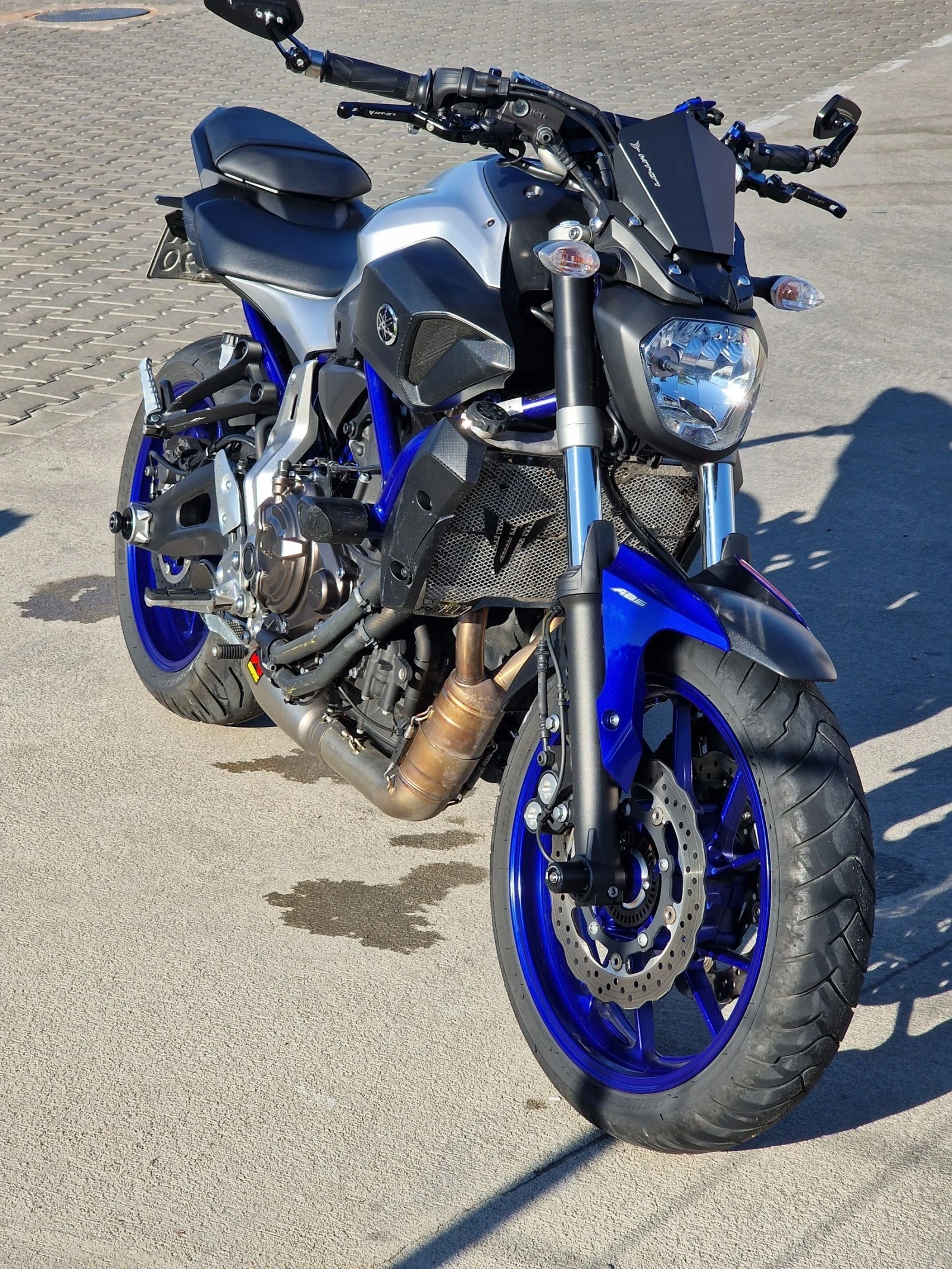 Yamaha Mt-07 Akrapovic titanium  - изображение 2