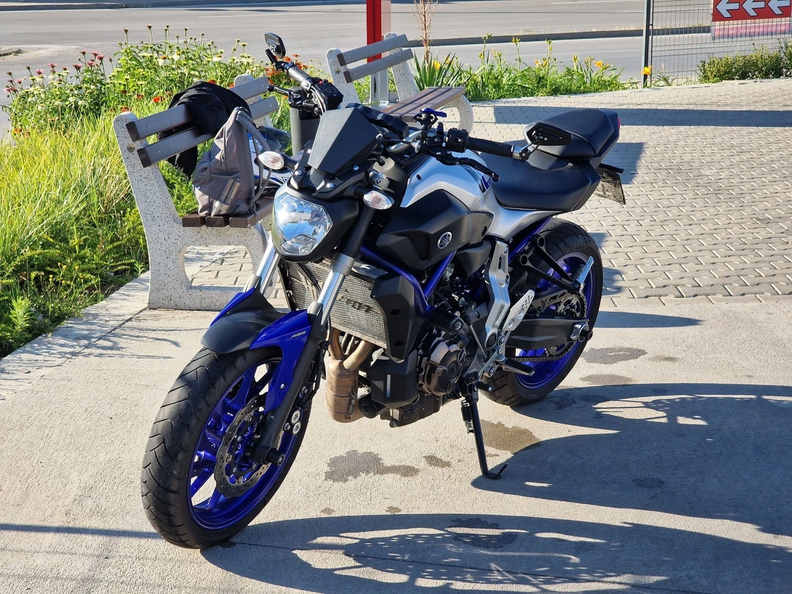 Yamaha Mt-07 Akrapovic titanium  - изображение 3