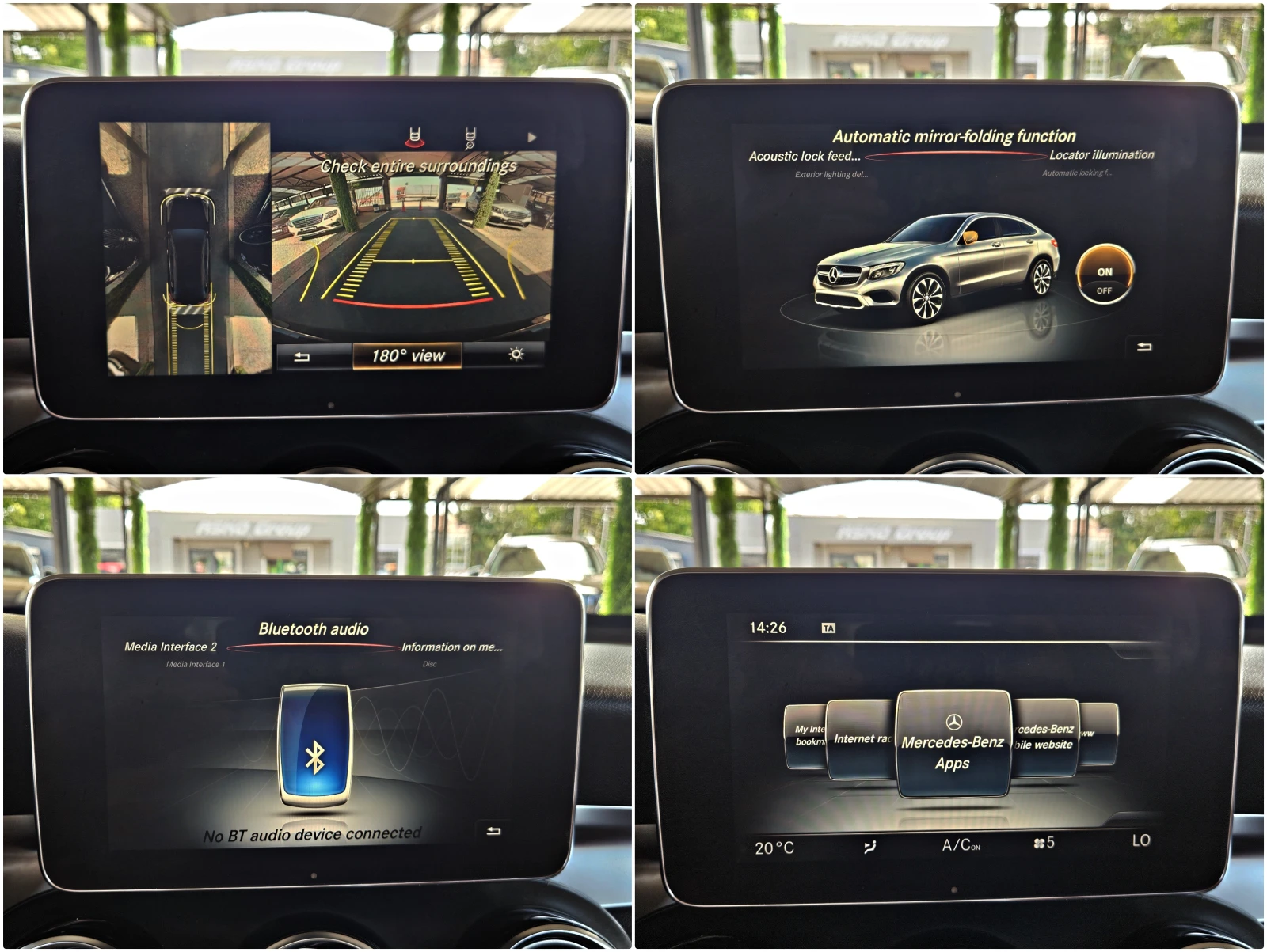 Mercedes-Benz GLC Coupe 350AMG/GERMANY/360CAMERA/AIRMATIC/KEYLESS/BLIND/LI, снимка 14 - Автомобили и джипове - 55751964