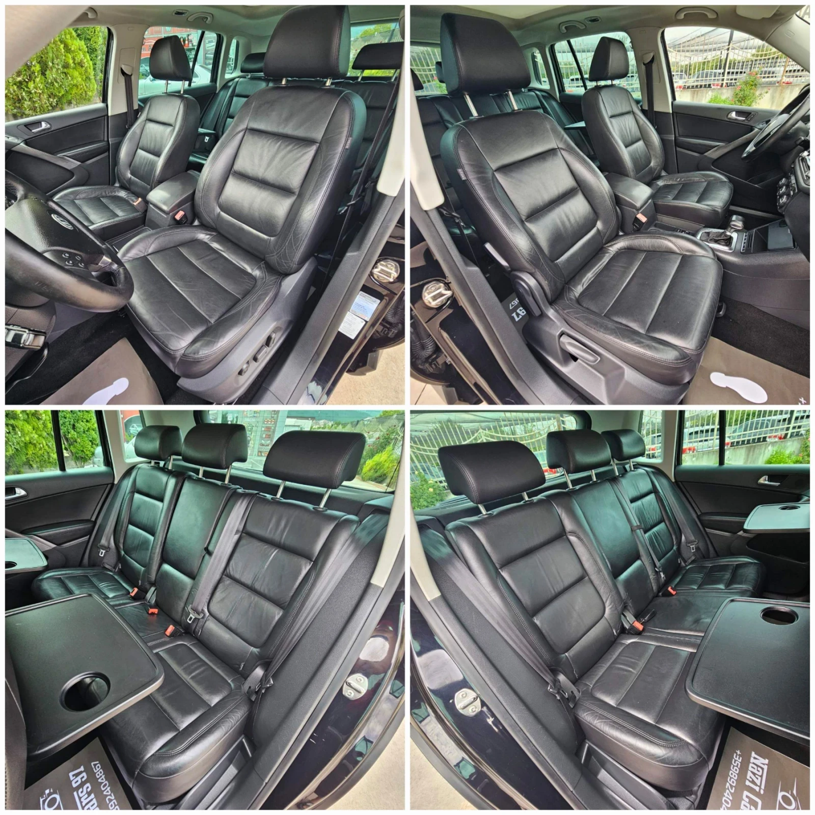 VW Tiguan 2.0 TDI/ 4x4/ КОЖА /ПАНОРАМА/ НАВИГАЦИЯ/ ПОДГРЕВ, снимка 10 - Автомобили и джипове - 55930880