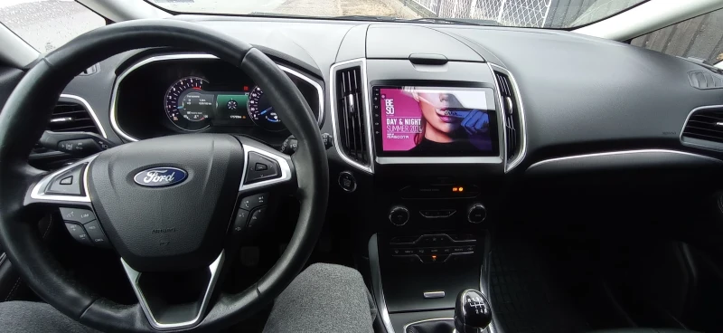 Ford S-Max ЕВРО 6В/ANDROID AUTO/ TITANIUM РЪЧНИ СКОРОСТИ!, снимка 15 - Автомобили и джипове - 48628407