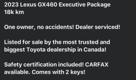 Lexus GX 460 EXECUTIVE PKG | 2023 | 18K KM | БЕЗ ИНЦИДЕНТИ | , снимка 7