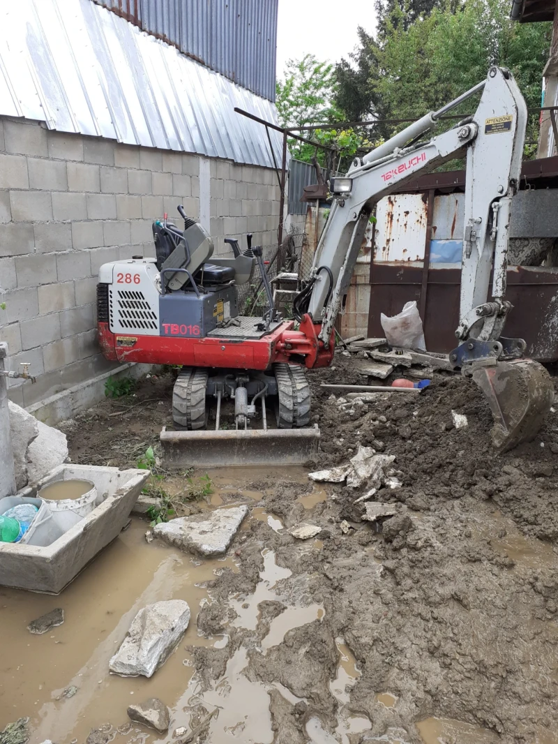 Багер Takeuchi Takeuchi-ТВ016, снимка 5 - Индустриална техника - 52942228