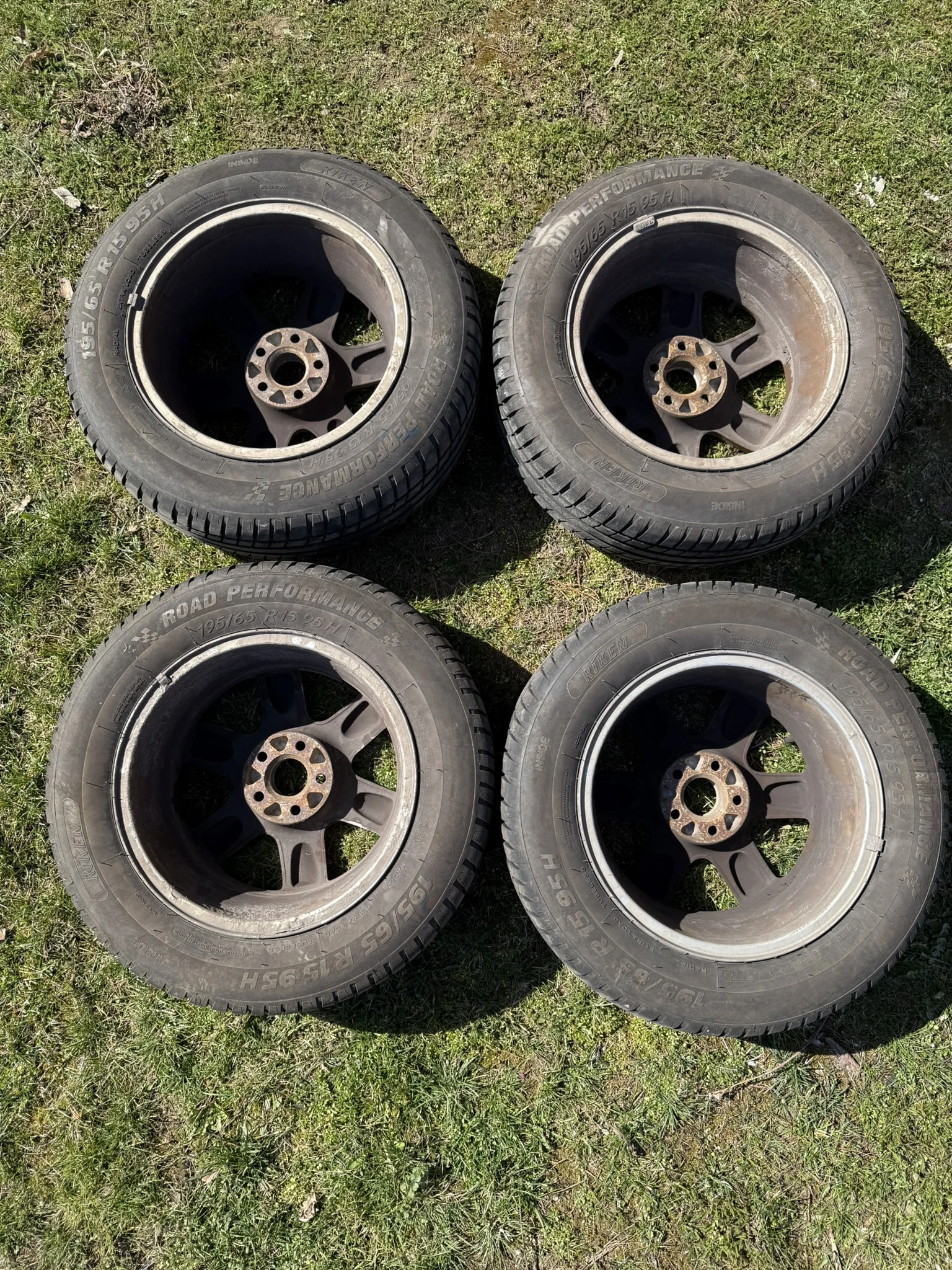 Гуми с джанти Riken 195/65R15, снимка 11 - Гуми и джанти - 53845162