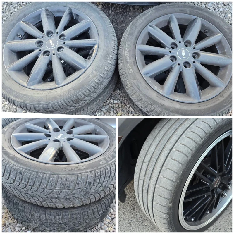 Mini Cooper s АВТОМАТ-КОЖА-192 к.с.-Nardo Green, снимка 14 - Автомобили и джипове - 51351741