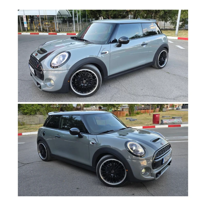 Mini Cooper s АВТОМАТ-КОЖА-192 к.с.-Nardo Green, снимка 9 - Автомобили и джипове - 51351741