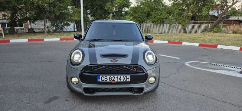 Mini Cooper s АВТОМАТ-КОЖА-192 к.с.-Nardo Green, снимка 8 - Автомобили и джипове - 51351741