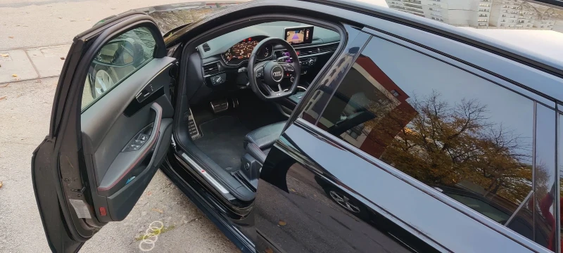 Audi A4 S-line, 4.0tdi, 190кс, Matrix, German black editio, снимка 13 - Автомобили и джипове - 52517081