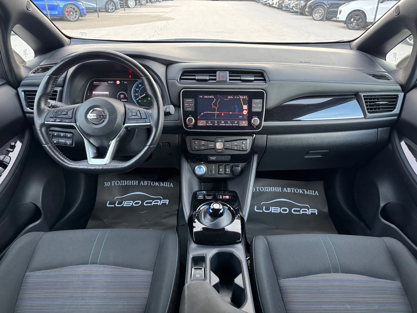 Nissan Leaf  40kw-LED-KEYLESS-DISTRONIC-ПОДГРЕВИ-360cam-TOP, снимка 10 - Автомобили и джипове - 53983190