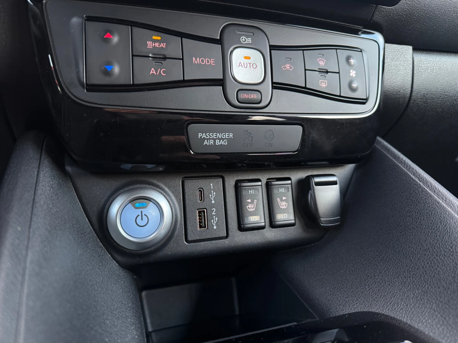 Nissan Leaf  40kw-LED-KEYLESS-DISTRONIC-ПОДГРЕВИ-360cam-TOP, снимка 14 - Автомобили и джипове - 53983190